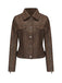 1960s Leather Multi-Zip Moto Jacket - vintage fashion, retro style