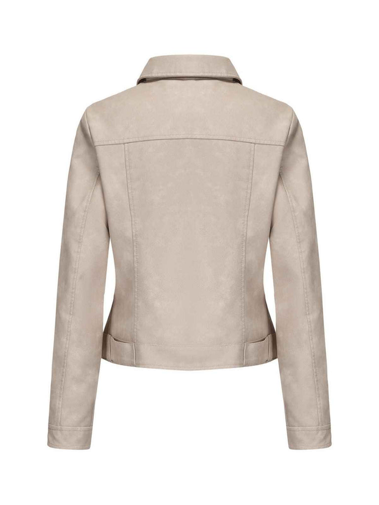 1960s Leather Multi-Zip Moto Jacket - vintage fashion, retro style