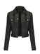 1960s Leather Multi-Zip Moto Jacket - vintage fashion, retro style