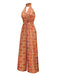 1960s Mandarin Collar Geometric Hippie Jumpsuit - vintage jumpsuit, retro fashion