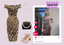 She slips into this 1960s Off-shoulder Leopard Pencil Dress and suddenly it's a 1960s daydream