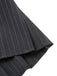 Dark 1960s Pinstripes Belted Pleated Skirt: 1960s grace for the woman who dances through life
