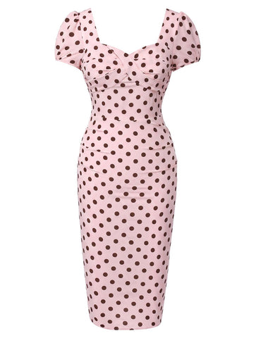ladies 60s dresses Brglopf 1960s Dresses for Women Lapel Double Breasted Dress 50sVintage Polka Dot Rockabilly Dresses Retro Tea Party Dress Red XXL, Women's, Size: 2XL