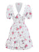 1960s Puff Sleeve Chelsea Collar Mini Dress - vintage dress, retro fashion
