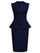 This 1960s Round Neck Patchwork Wrap Sleeveless Dress wraps her in 1960s elegance, one twirl at a time