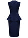 1960s Round Neck Patchwork Wrap Sleeveless Dress — the kind of 1960s dress that makes strangers smile