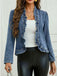 1960s Ruffle Denim Vintage Classic Top 7