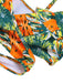 1960s Ruffles Strap Tropical Plants Wrap Bikini Set - vintage fashion, retro style