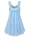 1960s Solid Bow Backless Lace Babydoll Dress - vintage dress, retro fashion