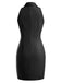 1960s Solid Button Pocket Lapel Pencil Dress, vintage dress, retro fashion - perfect for women who love vintage and retro fashion