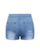 1960s Solid Colored Denim Shorts, vintage fashion, retro style - perfect for women who love vintage and retro fashion