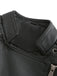 1960s Solid Faux Leather Motorcycle Jacket: 1960s tailoring for the woman who leads