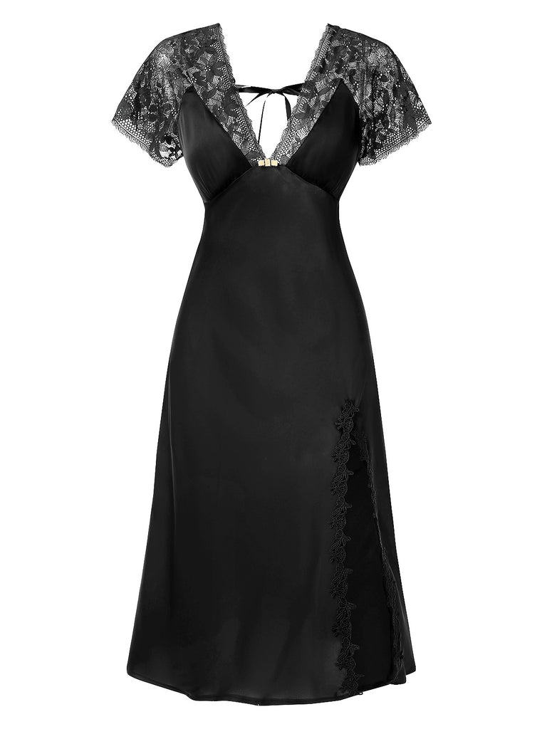 1960s Solid Lace Satin Patchwork | 1960s | vintage dress, retro fashion
