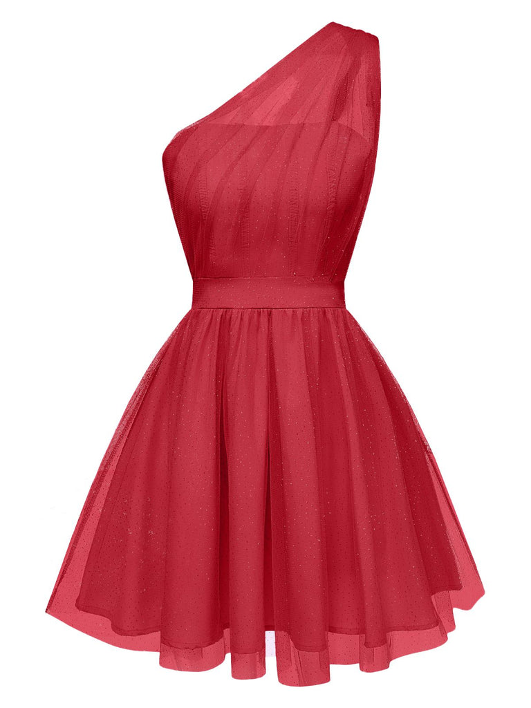 1960s Solid Mesh One Shoulder | 1960s | vintage dress, retro fashion