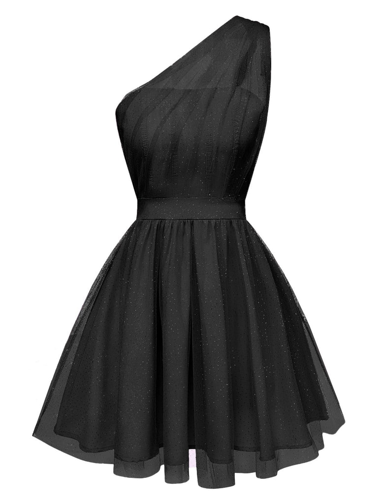 1960s Solid Mesh One Shoulder | 1960s | vintage dress, retro fashion