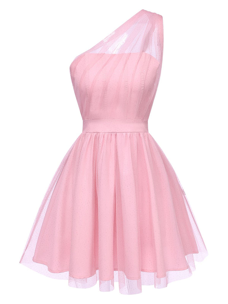 1960s Solid Mesh One Shoulder | 1960s | vintage dress, retro fashion