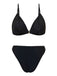 1960s Solid Mesh Plunge Bikini Set & Cover-Up - vintage fashion, retro style