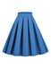 1960s Solid Pleated Skirt: timeless style reimagined