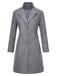 1960s Solid Stand Collar Lapel Coat, vintage coat, retro outerwear - perfect for women who love vintage and retro fashion