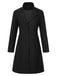 1960s Solid Stand Collar Lapel Coat, vintage coat, retro outerwear - perfect for women who love vintage and retro fashion