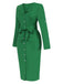 1960s Solid VNeck Pleated Button | 1960s | vintage dress, retro fashion