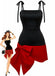 1960s Square Neck Bow Tie Dress - vintage dress, retro fashion