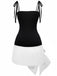 1960s Square Neck Bow Tie Dress - vintage dress, retro fashion