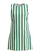 1960s Striped Sleeveless A-Line Mini Dress, vintage dress, retro fashion - perfect for women who love vintage and retro fashion