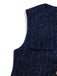 1960s Tweed Solid Button Belted Vest - vintage fashion, retro style