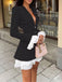 1960s V-Neck Layered Ruffle-Cuff Dress: where 1960