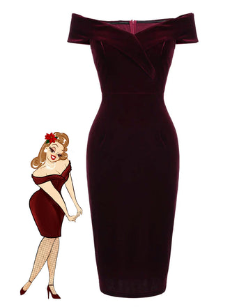 1960s Velvet Bodycon Vintage Dress: timeless style reimagined