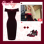 She slips into this 1960s Velvet Bodycon Vintage Dress and suddenly it's a 1960s daydream