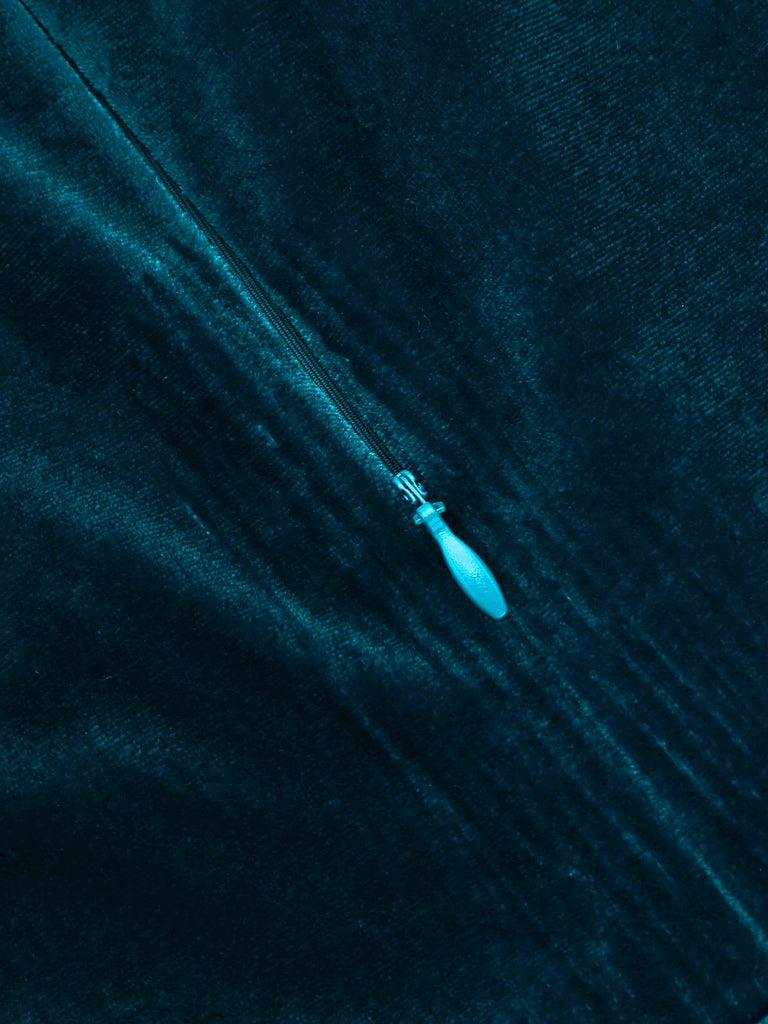 She slips into this 1960s Velvet Bodycon Vintage Dress and suddenly it's a 1960s daydream