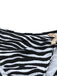 1960s Zebra Print Sea Star Accents Bandeau Bikini Set - vintage fashion, retro style
