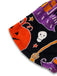 2PCS Black 1970s Glowing Halloween Ghost Flannel Pajama Set - vintage fashion, retro style, classic black