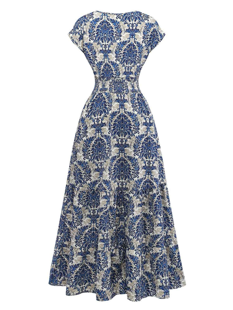 boho empire dress Women's Empire Waist Midi Dress