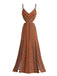 1970s Boho Style Spaghetti Strap Maxi Dress, vintage dress, retro fashion - perfect for women who love vintage and retro fashion