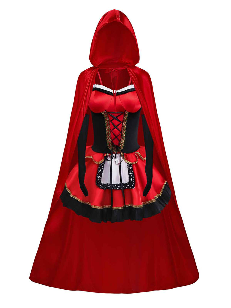 open lace back dress Little Red Riding Hood Corset main image 1