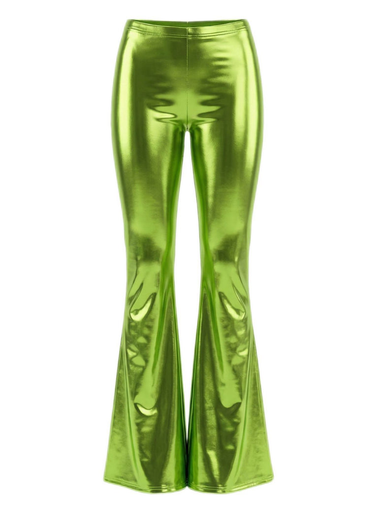 1970s Carnival Disco Flare Leg Pants - vintage fashion, retro style