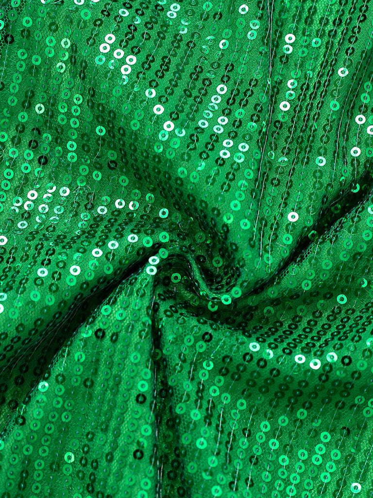 1970s Sparkling Green Fairy Costume Dress With Wings - vintage dress, retro fashion