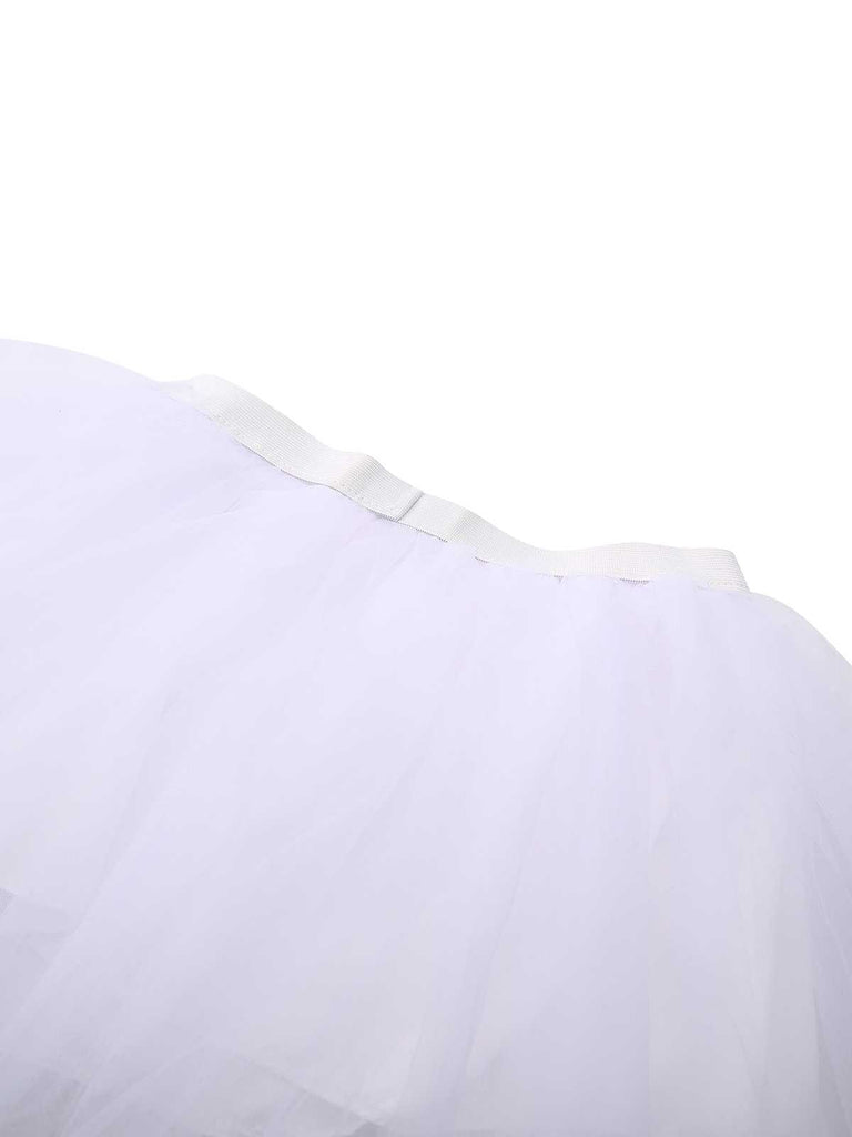 1970s Square Neck Christmas Bow Dress With Petticoat - vintage dress, retro fashion