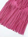 1970s Faux Suede Tassel Disco Vest Set: beautiful vintage outerwear, retro jacket, classic elegance with timeless appeal