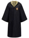 1970s Halloween Wizard School Hooded Robe Costume Set - vintage fashion, retro style