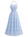 Elegant 1950s Vintage Halter Dress 3