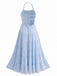 Elegant 1950s Vintage Halter Dress 4