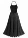 Elegant 1950s Vintage Halter Dress 8