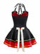 1970s Halter Halloween Queen Of Hearts Sequined Costume - vintage fashion, retro style