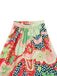 Green 1970s Psychedelic Floral Halter Slit Jumpsuit - vintage jumpsuit, retro fashion