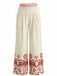 1970s Print High Waist Wide Leg Pants 5