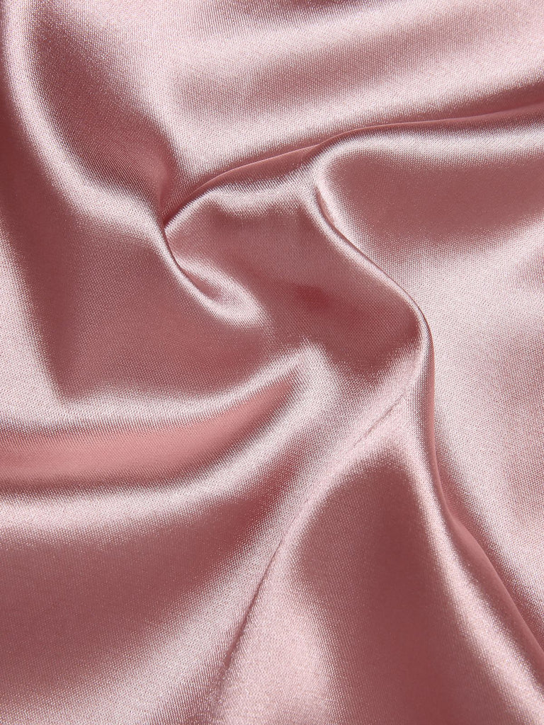 1970s Satin Solid Belted Robes — 1970s elegance in the palm of her hand